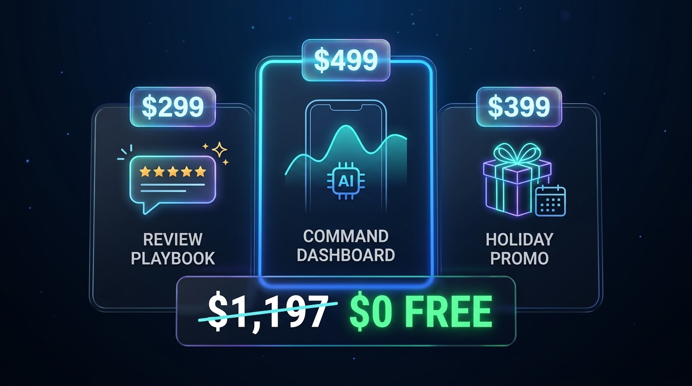 Bộ 3 Quà Tặng Độc Quyền $1,197 - $0 FREE Trong Hôm Nay